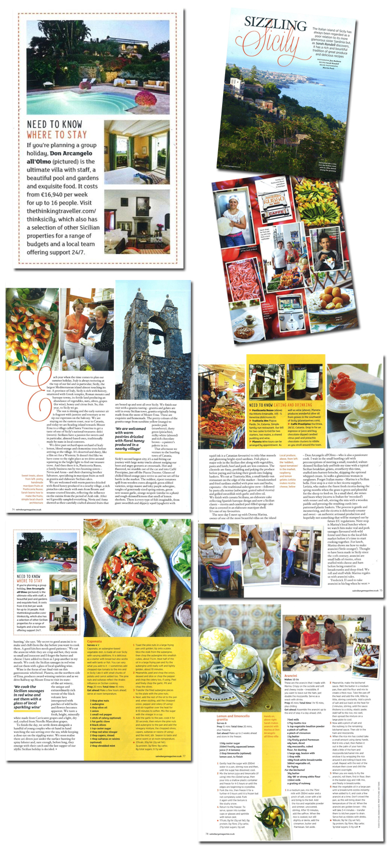 Sainsburys Magazine June 2014 article